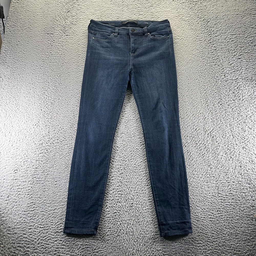 Liverpool Jeans Womens 6 Blue Cotton Denim Ankle Skinny Faded Workwear Travel